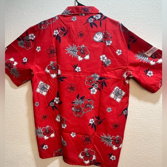 Angels Baseball, Hawaiian 🌺 Button Up Shirt 👕, One Size fits Most, NWOT - Picture 2 of 5